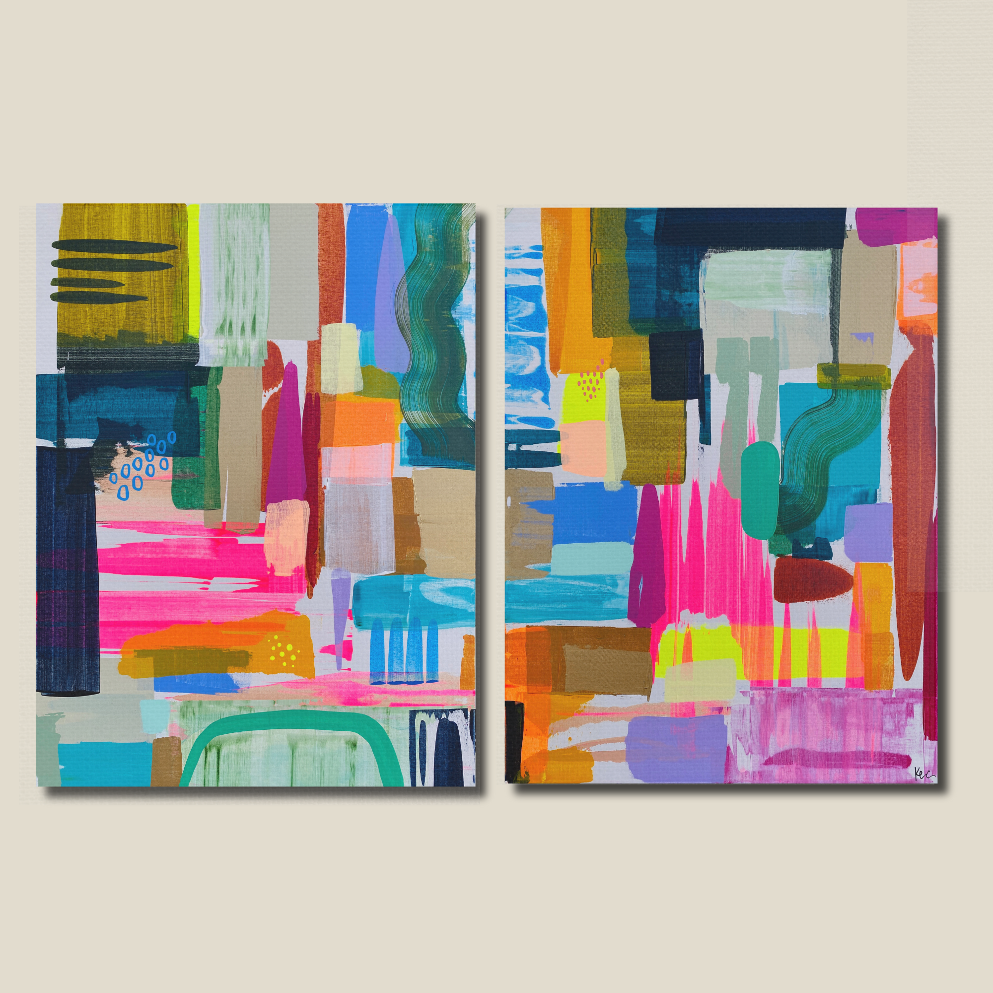 Breezeblocks Diptych