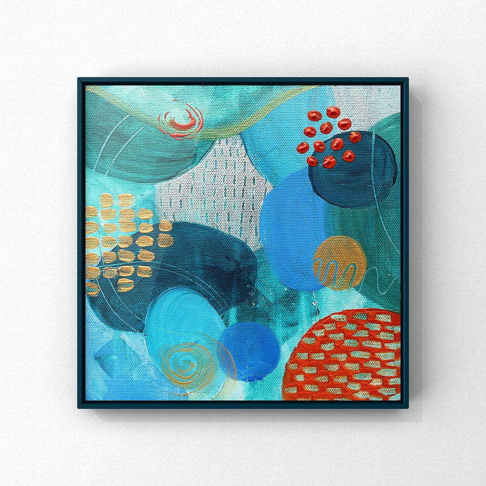 Restore + Explore (Abstract Acrylic Painting)