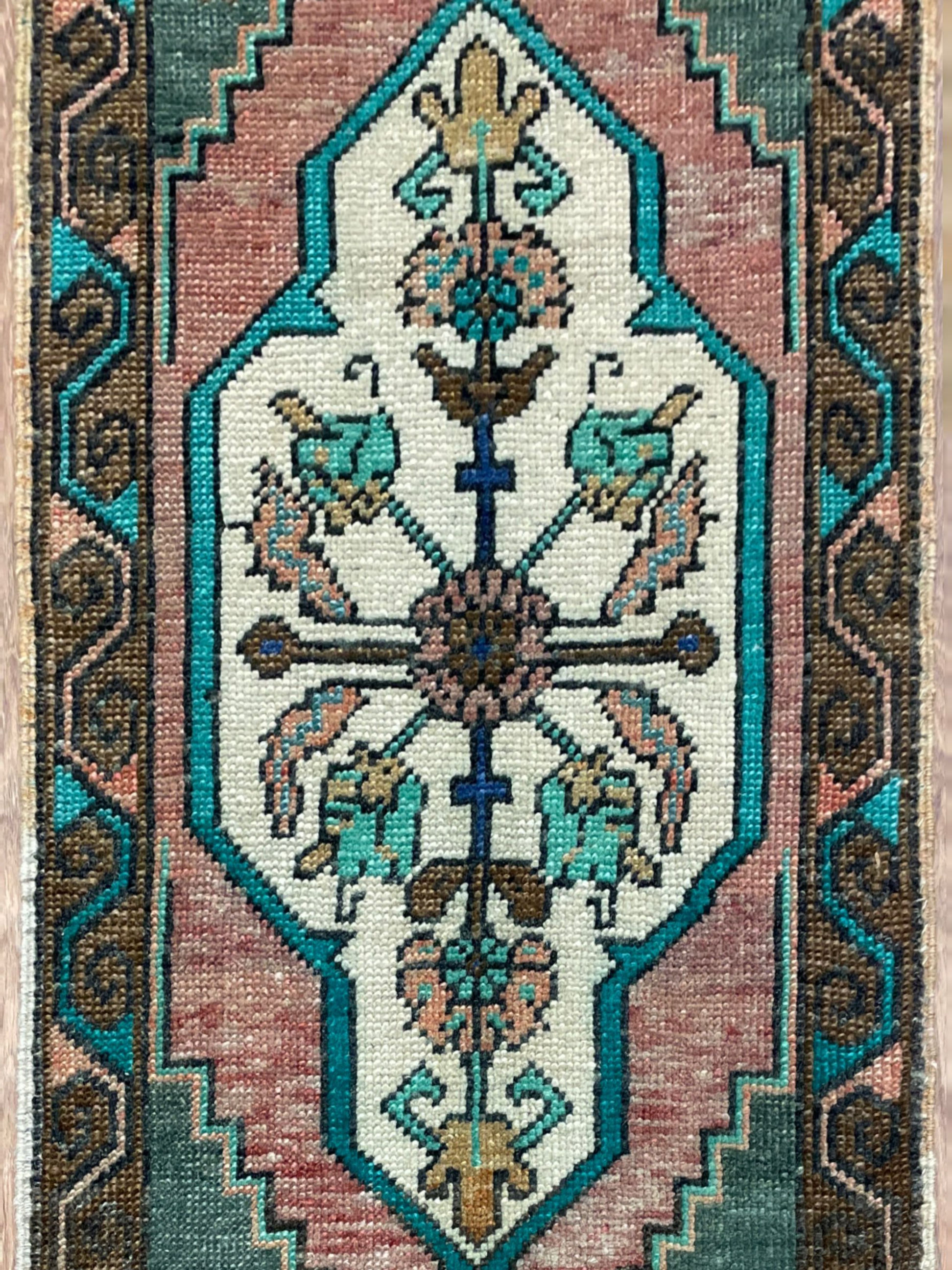 10727 Wool, Old, Turkey Rug