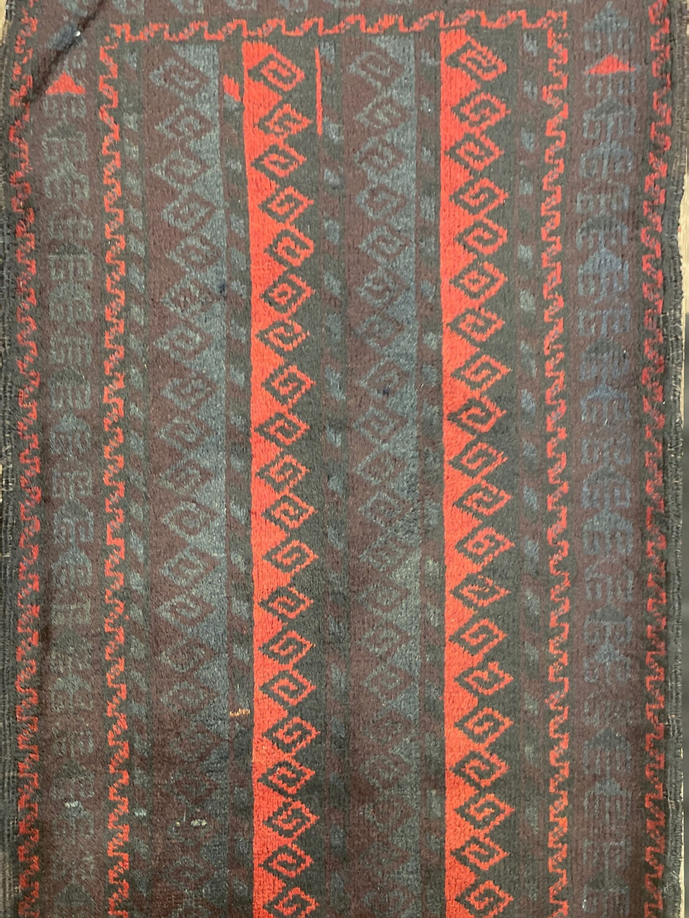 Thumbnail: 11330 Wool, Baluchi, Afghan Rug