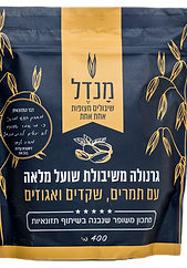  מארז גרנולה מנדל קראנץ  תמרים  ואגוזים