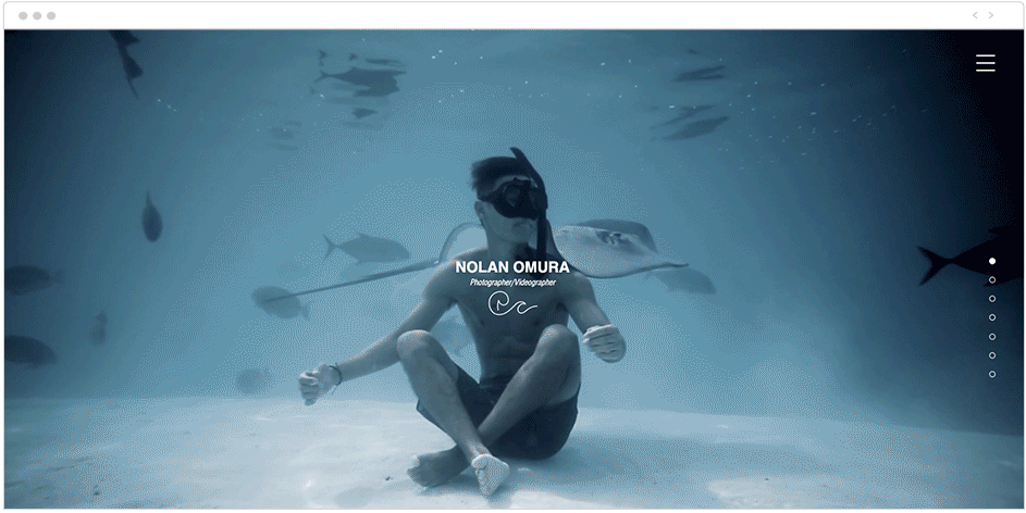 exemple de site avec effet parallaxe