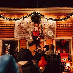 Santas Cabin at Bancroft Park