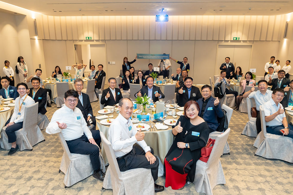 台灣醫材公會與「泰國醫療器材協會」將於9月9日在「2025臺泰產業鏈結高峰論壇」中簽署合作意向備忘錄(MOU),促進兩會更深度的合作交流。圖為2024年的台泰產業論壇熱絡情景。