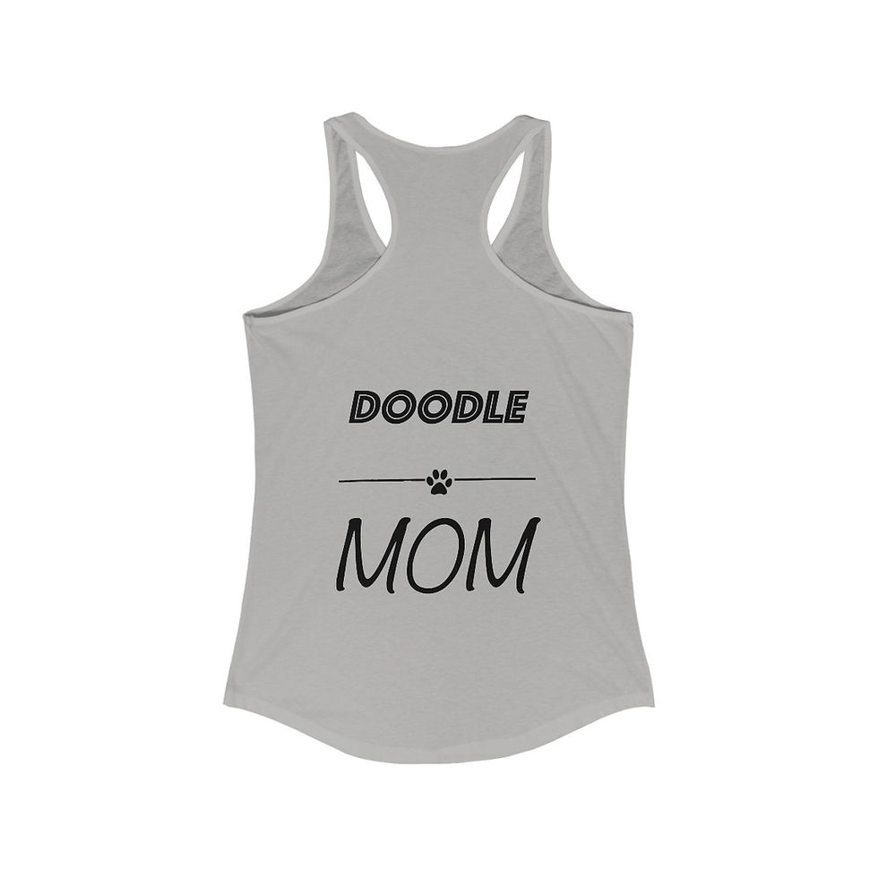 Thumbnail: Doodle Mom Women's Ideal Racerback Tank