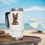 Thumbnail: German Shepherd Dad Stainless Steel Travel Mug with Handle, 14oz