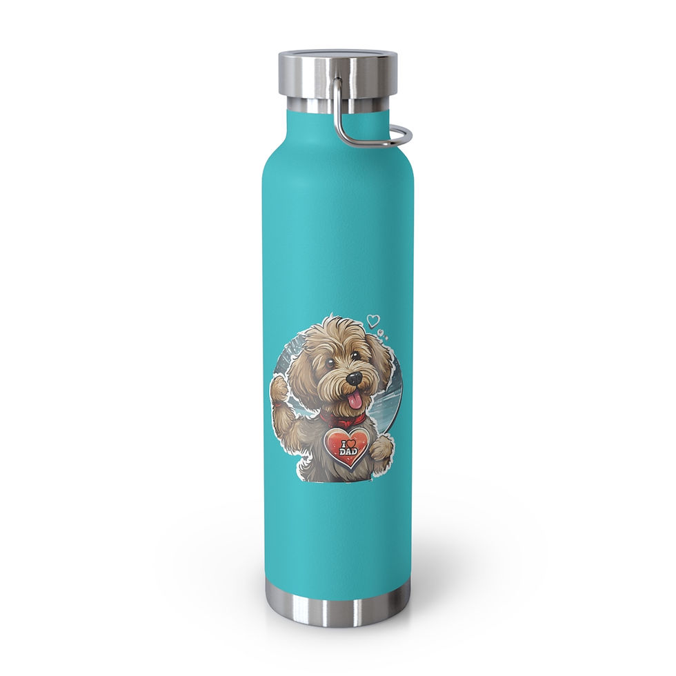Thumbnail: Doodle Dad Copper Vacuum Insulated Bottle, 22oz
