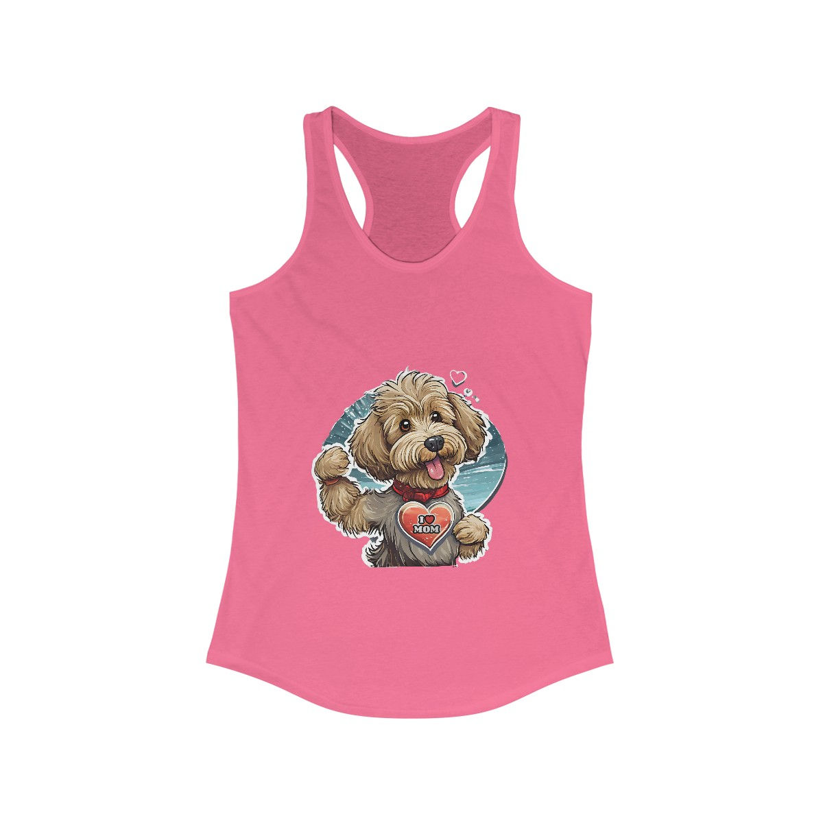 Doodle Mom Women's Ideal Racerback Tank