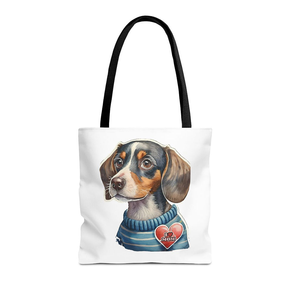 Thumbnail: Daschund Mom Tote Bag 