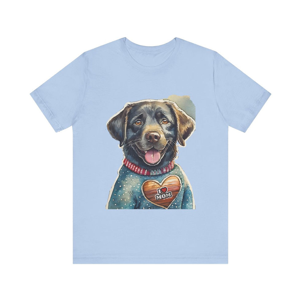 Thumbnail: Black Labrador Mom Jersey Short Sleeve Tee - gift for dog lovers
