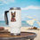 Thumbnail: German Shepherd Mom Stainless Steel Travel Mug with Handle, 14oz
