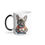 Thumbnail: Frenchie Dog Mom Color Morphing Mug, 11oz