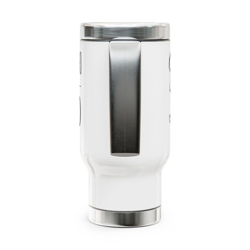 Thumbnail: St Bernard Dad Stainless Steel Travel Mug with Handle, 14oz