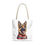 Thumbnail: German Shepherd Mom Tote Bag - Women - 100 percent cotton - grocery bag