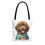 Thumbnail: Brown Newfie Newfoundland mom Tote Bag