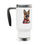 Thumbnail: German Shepherd Dad Stainless Steel Travel Mug with Handle, 14oz