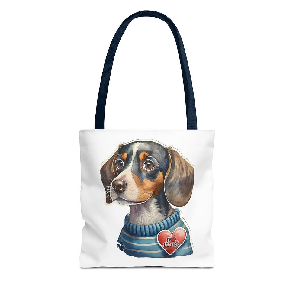 Thumbnail: Daschund Mom Tote Bag 