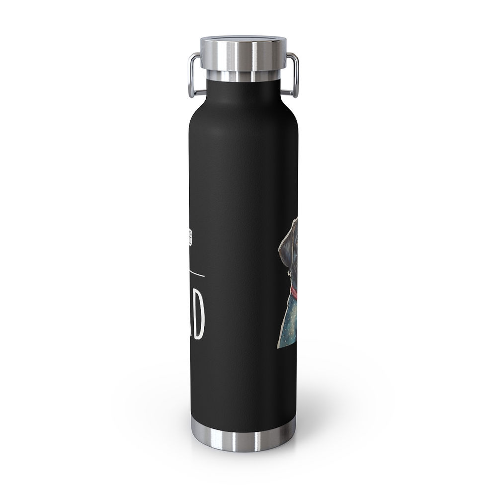 Thumbnail: Black Labrador Dad Copper Vacuum Insulated Bottle, 22oz