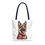 Thumbnail: German Shepherd Mom Tote Bag - Women - 100 percent cotton - grocery bag