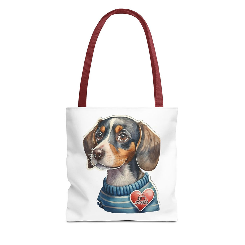 Thumbnail: Daschund Mom Tote Bag 
