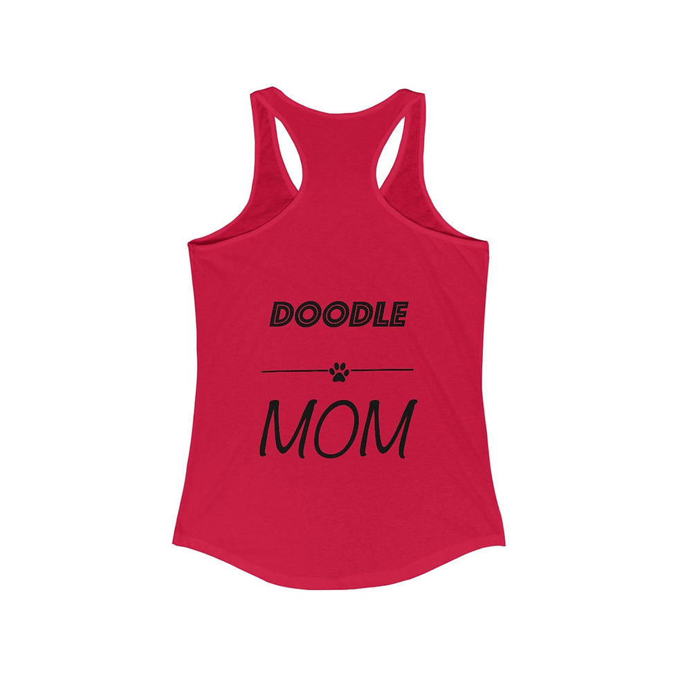 Thumbnail: Doodle Mom Women's Ideal Racerback Tank