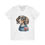 Thumbnail: Daschund Dog Mom Jersey Short Sleeve V-Neck Tee - gift for dog lovers