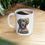 Thumbnail: Black Labrador Dog Dad Ceramic Mug 11oz - dishwasher safe - gift for dog lovers