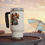 Thumbnail: Cavalier King Charles Dad Stainless Steel Travel Mug with Handle, 14oz