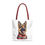 Thumbnail: German Shepherd Mom Tote Bag - Women - 100 percent cotton - grocery bag