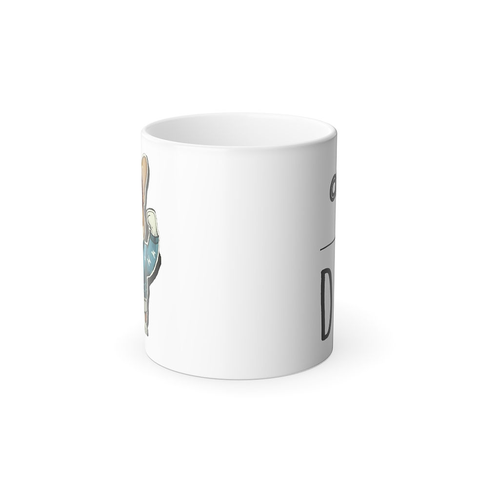 Thumbnail: Corgi Dog Dad Color Morphing Mug, 11oz