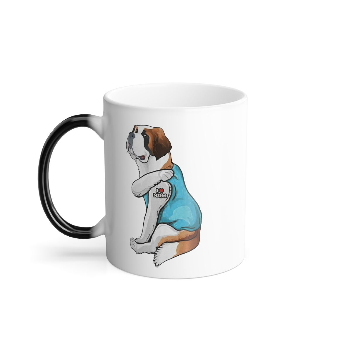 St Bernard Mom Color Morphing Mug, 11oz