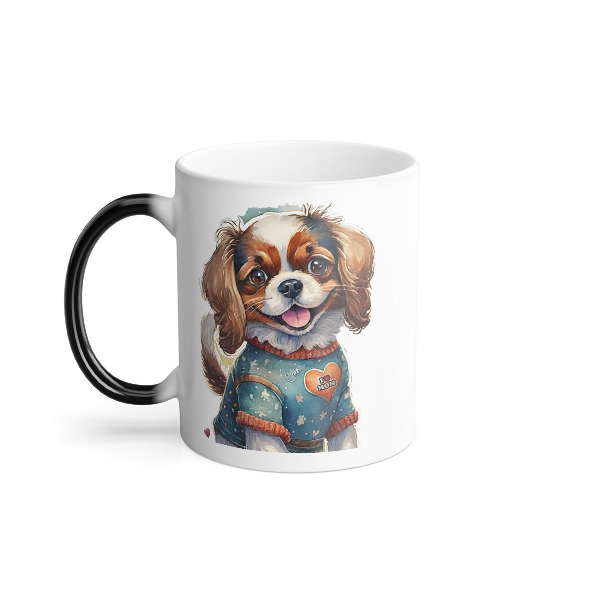 Cavalier King Charles Mom Color Morphing Mug, 11oz