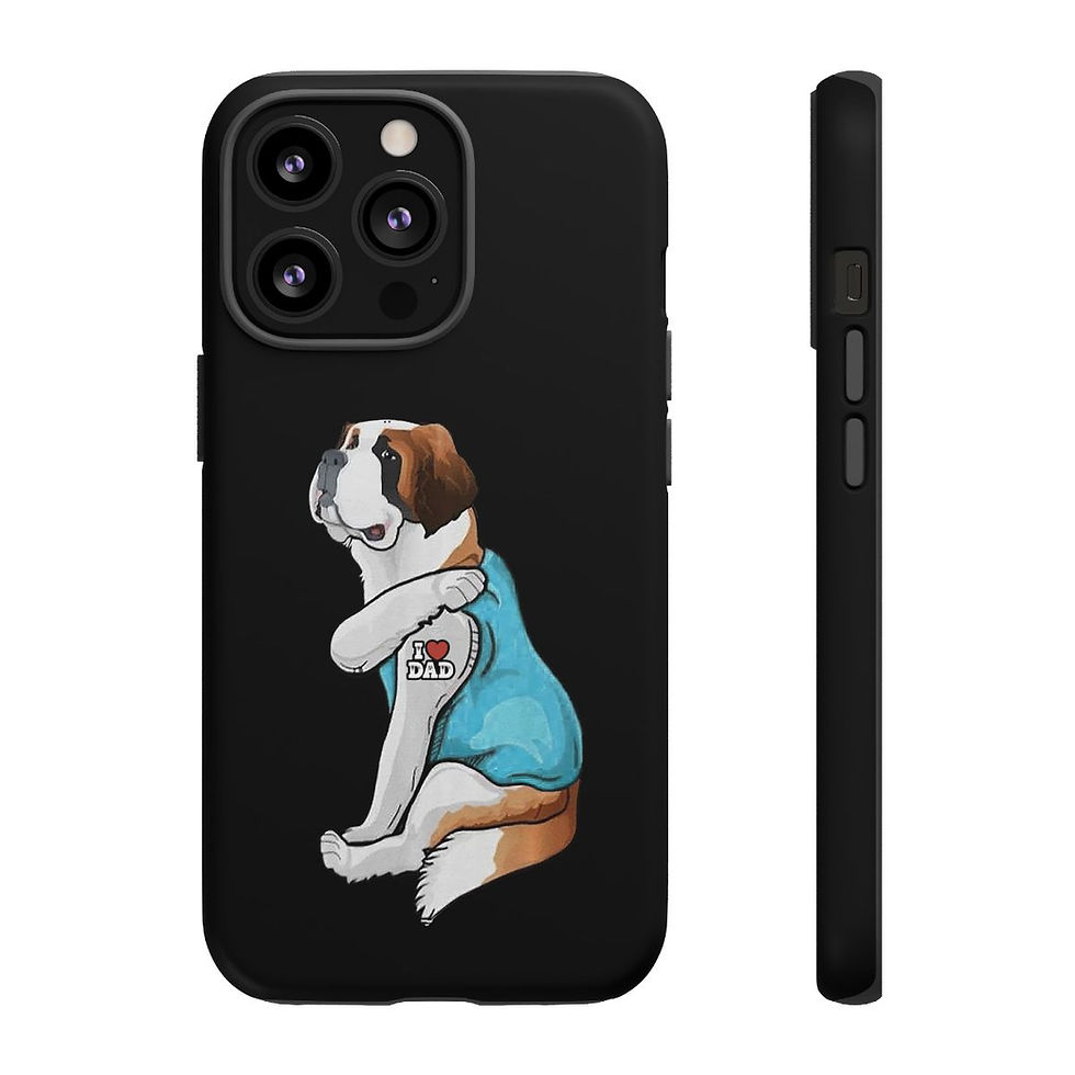 Thumbnail: St Bernard Dad Iphone Case 