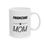 Thumbnail: Frenchie Dog Mom Ceramic Mug 11oz - dishwasher safe - gift for dog lovers