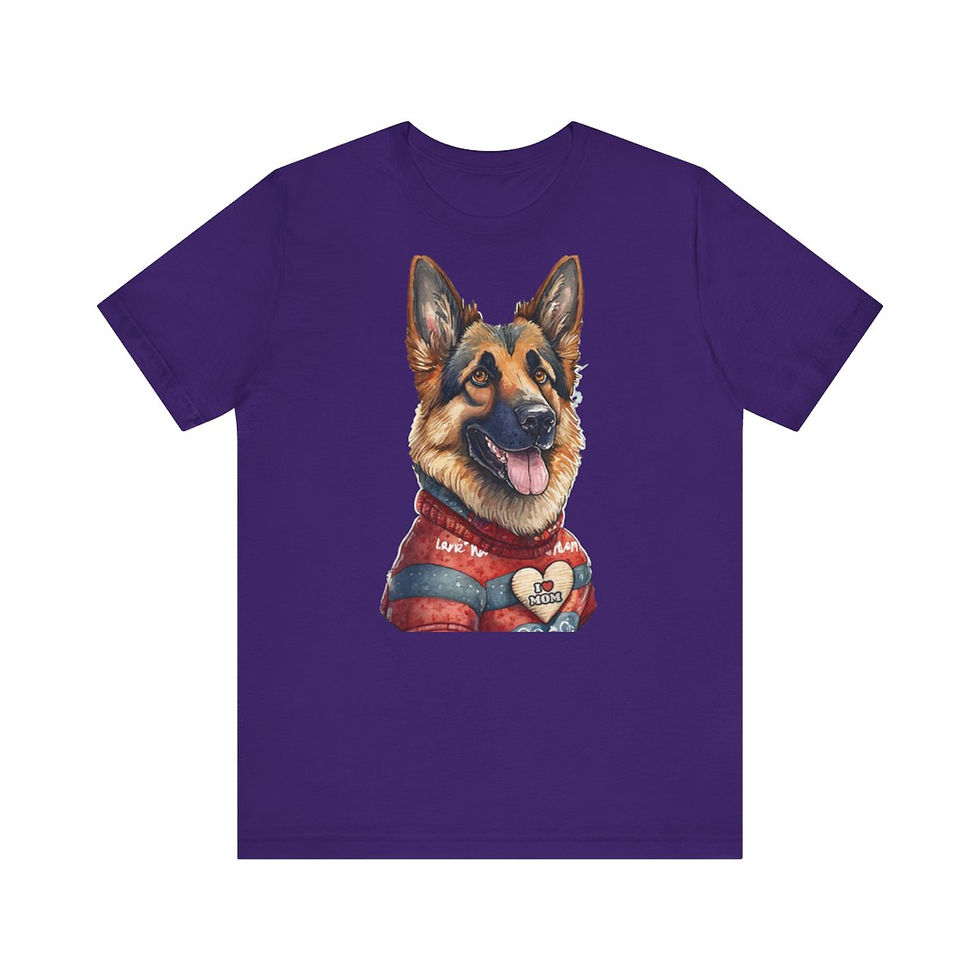 Thumbnail: German Shepherd  Mom Jersey Short Sleeve Tee