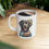 Thumbnail: Black Labrador Dog Mom Ceramic Mug 11oz - dishwasher safe - gift for dog lovers