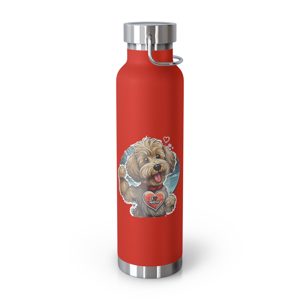 Doodle Mom Copper Vacuum Insulated Bottle, 22oz
