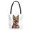 Thumbnail: German Shepherd Mom Tote Bag - Women - 100 percent cotton - grocery bag