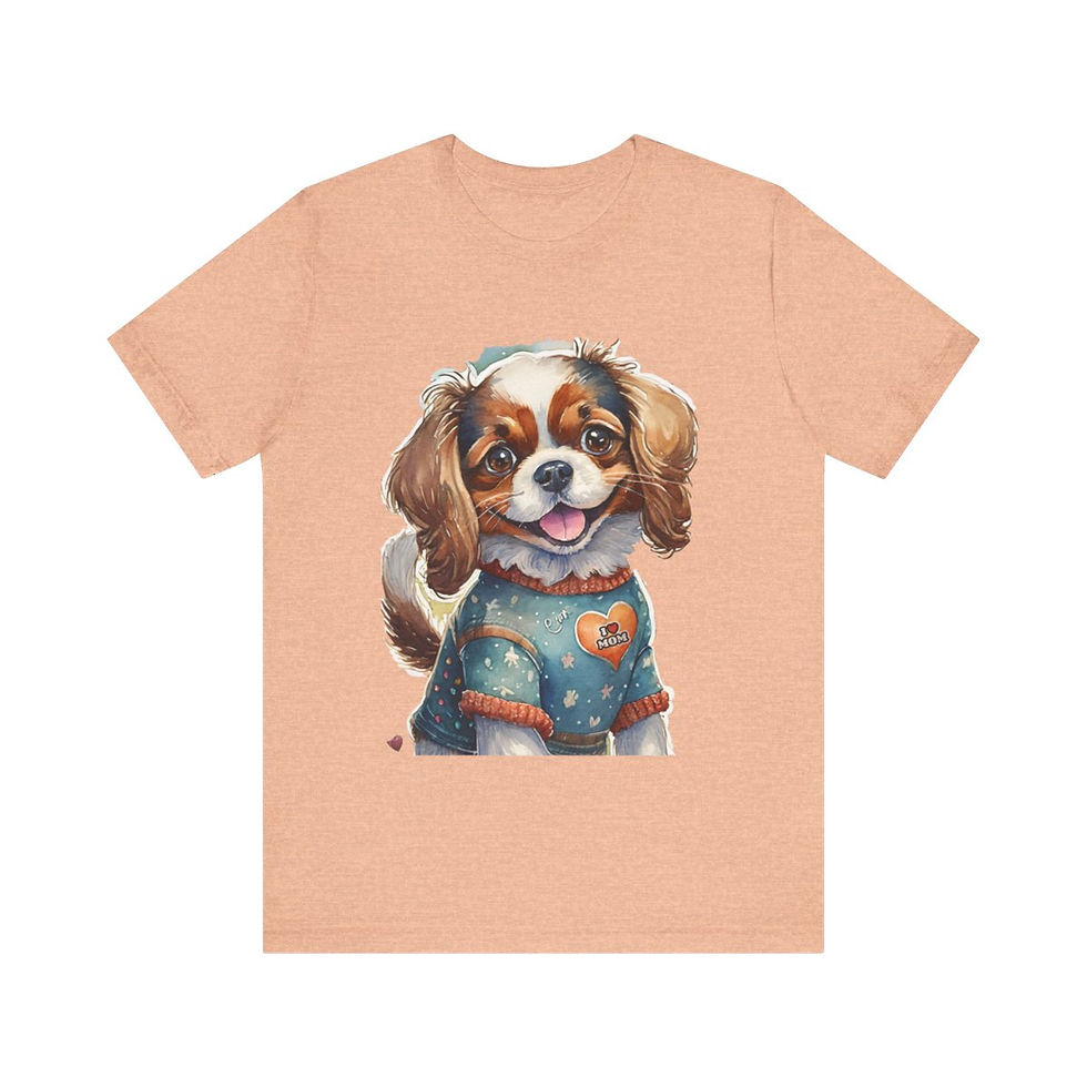Thumbnail: Cavalier King Charles Mom Jersey Short Sleeve Tee