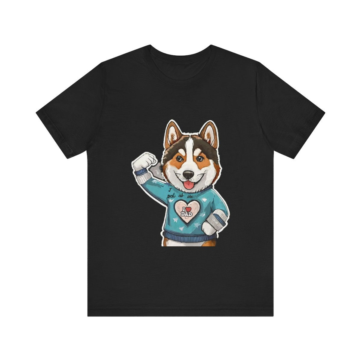 Husky Dad Jersey Short Sleeve Tee - gifts for dog lovers