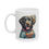 Thumbnail: Black Labrador Dog Mom Ceramic Mug 11oz - dishwasher safe - gift for dog lovers