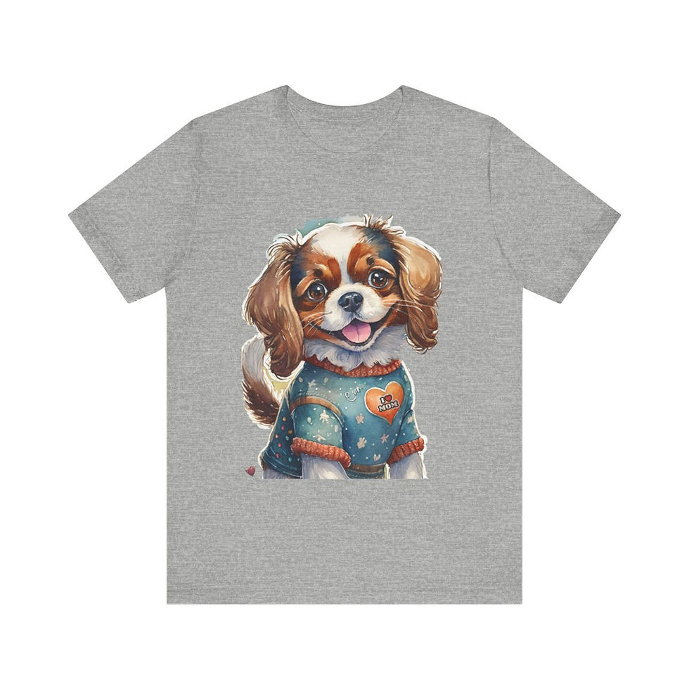 Thumbnail: Cavalier King Charles Mom Jersey Short Sleeve Tee