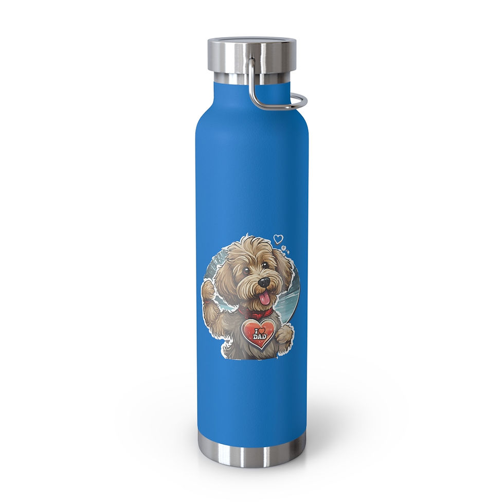 Thumbnail: Doodle Dad Copper Vacuum Insulated Bottle, 22oz