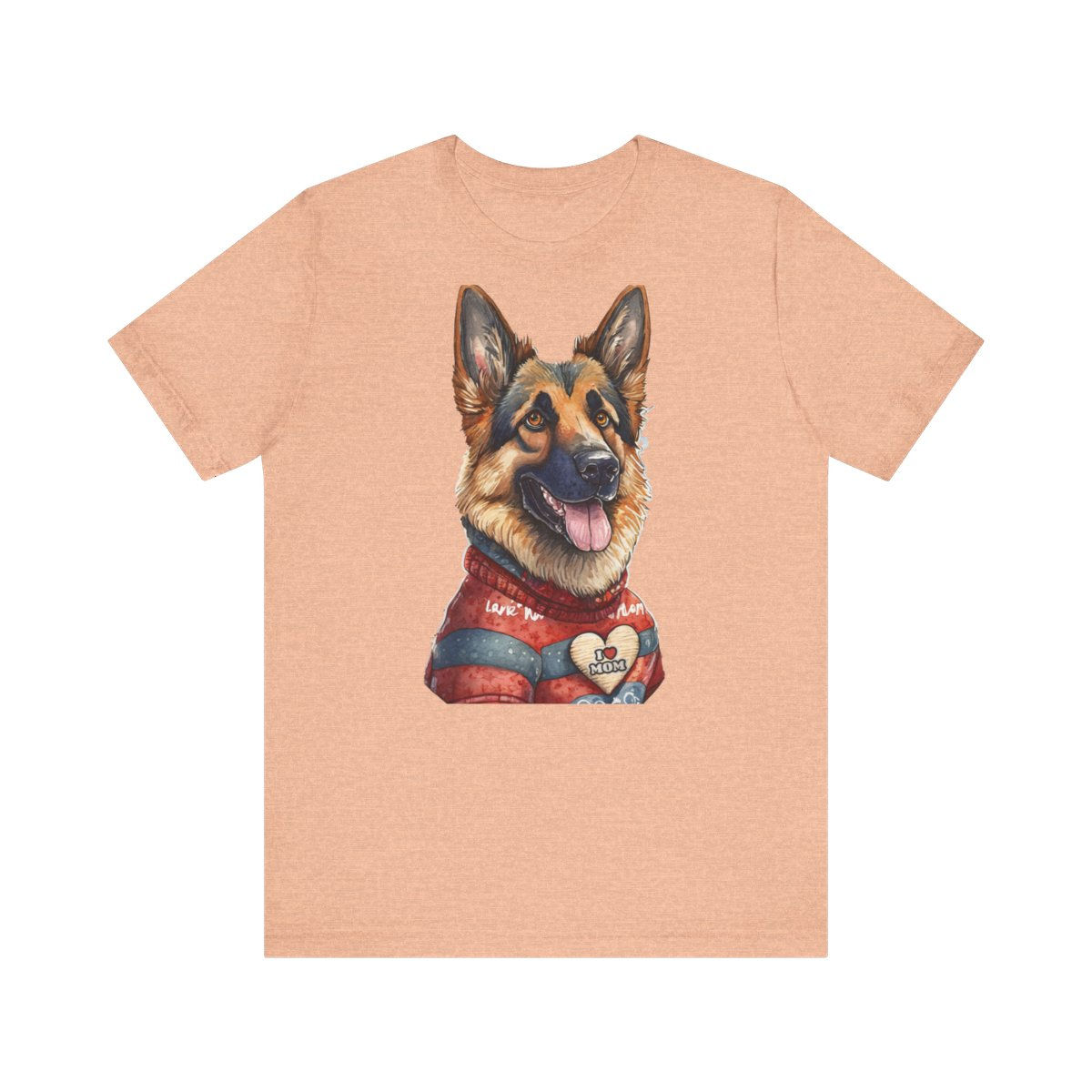 German Shepherd Mom Jersey Short Sleeve Tee