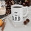 Thumbnail: German Shepherd Dog Dad Ceramic Mug 11oz - dishwasher safe - gift for dog lovers