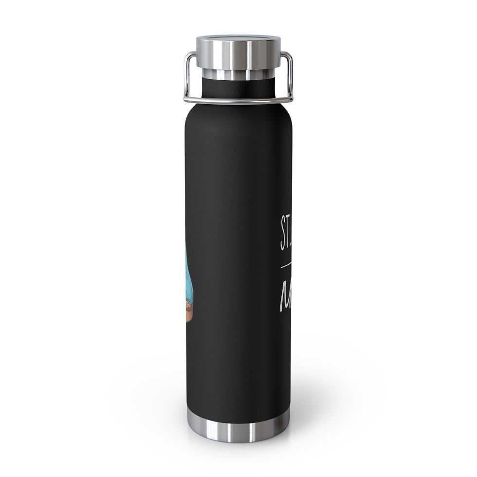 Thumbnail: St Bernard Mom Copper Vacuum Insulated Bottle, 22oz