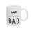 Thumbnail: Black Labrador Dog Dad Ceramic Mug 11oz - dishwasher safe - gift for dog lovers