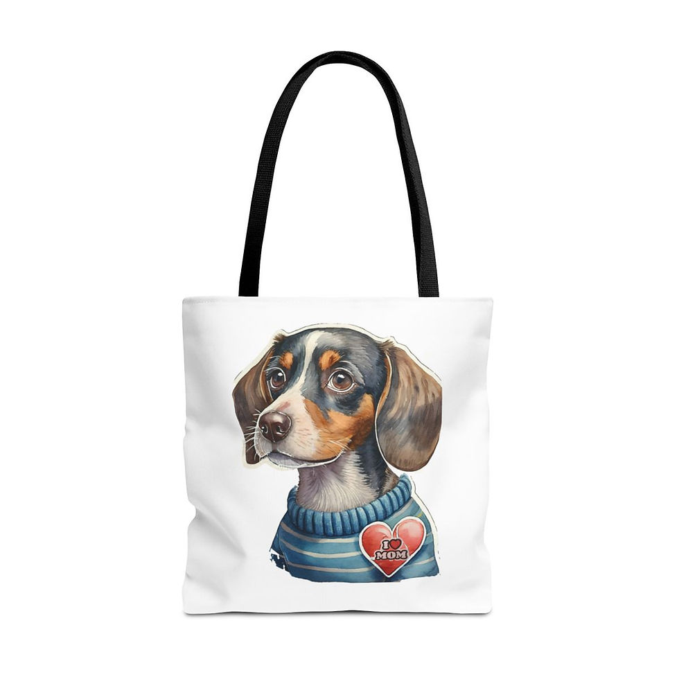 Thumbnail: Daschund Mom Tote Bag 