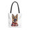 Thumbnail: German Shepherd Mom Tote Bag - Women - 100 percent cotton - grocery bag