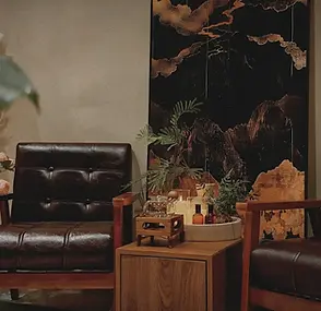 head spa ambience calm no noise calming environment in head spa